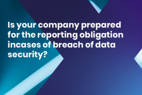 GDPR and reporting obligation in data security breach
